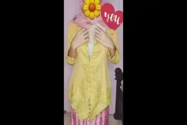 Live Ukhti Kebaya Hijab Pink Menggoda Viral Muncrat